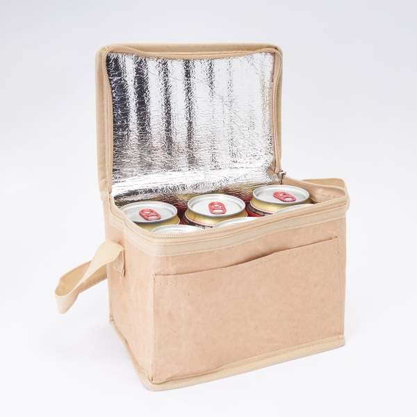 Kühlbox aus laminiertem Kraftpapier, mit isothermischer Aluminium-Innenseite und 2 mm Isolierschaum